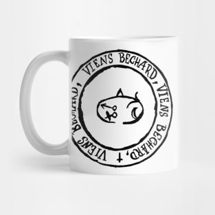 Dark and Gritty Seal of Bechard (black on white) Mug